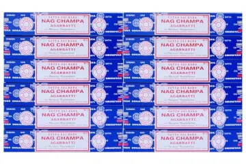 Incienso NAG CHAMPA madera 12 packs - satya