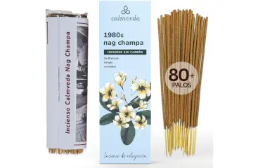 Incienso NAG CHAMPA orgánico - calmveda